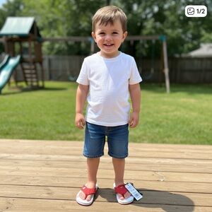 🌼😎001 SNDLS: Zac & Evan rubber sandals